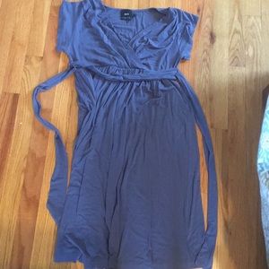 Empire waist maternity dress